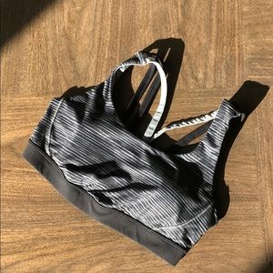 Lululemon Energy (Exhale) Bra Black & Gray